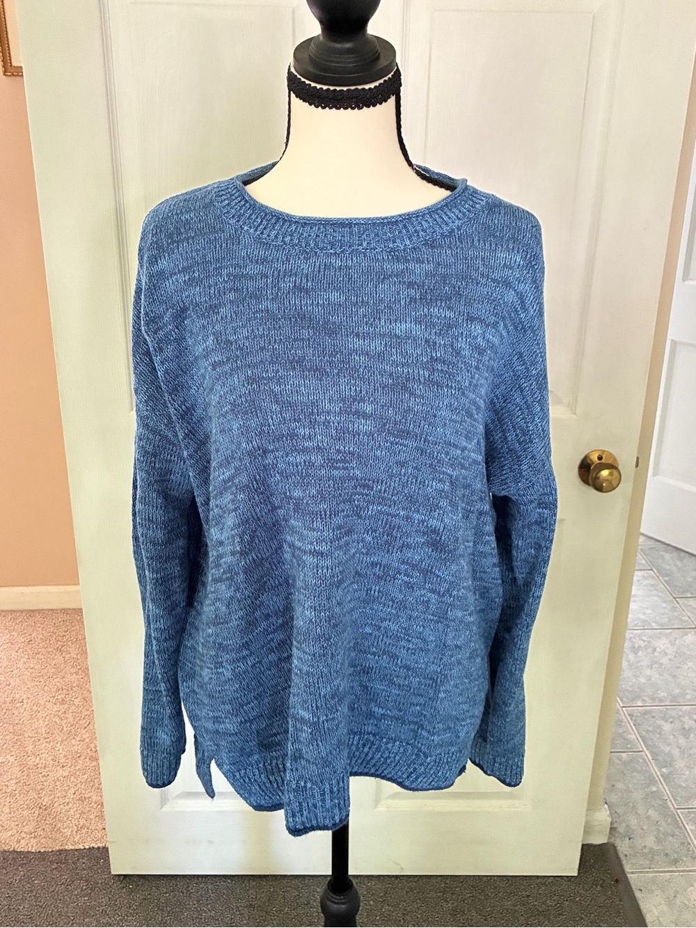 Lilly Pulitzer Deba Sweater Blue Stream Mar Spring